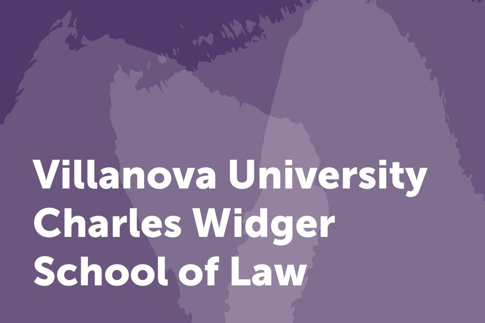 Villanova university Charles Widger school of law